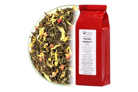 Herbata Biała FUJIAN WHITE TRUSKAWKA ŚMIETANKA (OT) (25g)